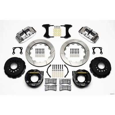 Wilwood Disc Brakes Wilwood Forged Narrow Superlite 4R Big Brake Rear Parking Brake Kits 140-9217-P Autofit