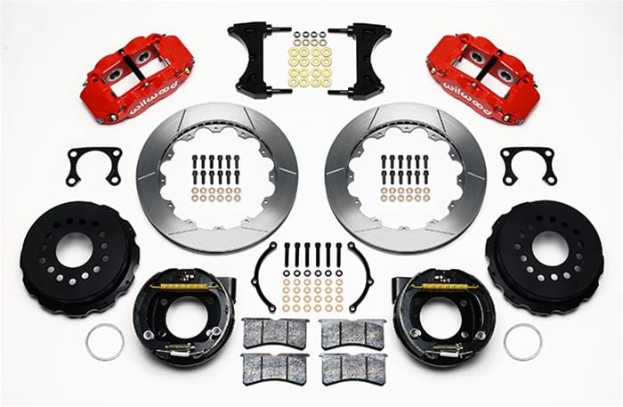 Wilwood Disc Brakes Wilwood Forged Narrow Superlite 4R Big Brake Rear Parking Brake Kits 140-9217-R Autofit