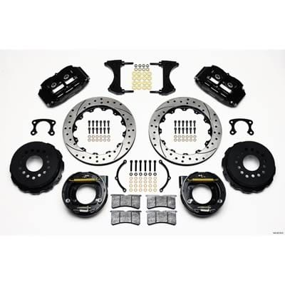 Wilwood Disc Brakes Wilwood Forged Narrow Superlite 4R Big Brake Rear Parking Brake Kits 140-9218-D Autofit