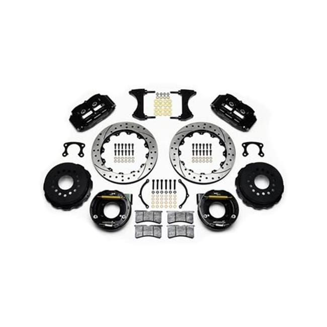 Wilwood Disc Brakes Wilwood Forged Narrow Superlite 4R Big Brake Rear Parking Brake Kits 140-9219-D Autofit