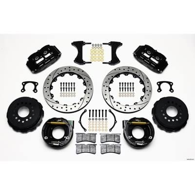 Wilwood Disc Brakes Wilwood Forged Narrow Superlite 4R Big Brake Rear Parking Brake Kits 140-9219-D Autofit