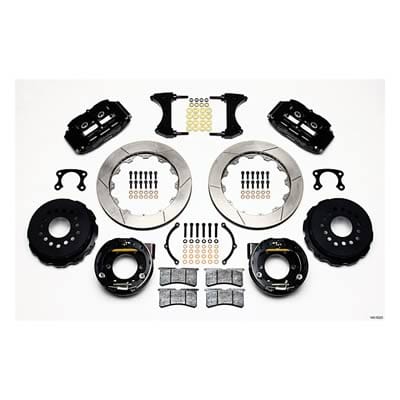 Wilwood Disc Brakes Wilwood Forged Narrow Superlite 4R Big Brake Rear Parking Brake Kits 140-9220 Autofit