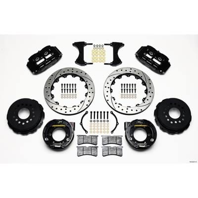 Wilwood Disc Brakes Wilwood Forged Narrow Superlite 4R Big Brake Rear Parking Brake Kits 140-9221-D Autofit