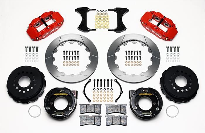 Wilwood Disc Brakes Wilwood Forged Narrow Superlite 4R Big Brake Rear Parking Brake Kits 140-9221-R Autofit