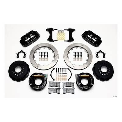 Wilwood Disc Brakes Wilwood Forged Narrow Superlite 4R Big Brake Rear Parking Brake Kits 140-9222 Autofit