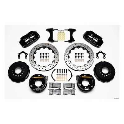 Wilwood Disc Brakes Wilwood Forged Narrow Superlite 4R Big Brake Rear Parking Brake Kits 140-9222-D Autofit
