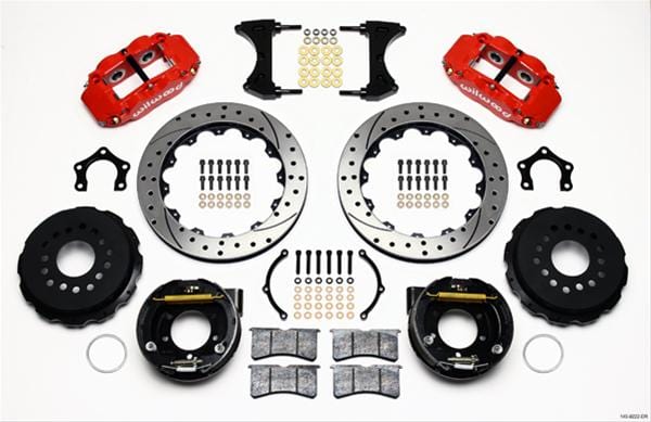 Wilwood Disc Brakes Wilwood Forged Narrow Superlite 4R Big Brake Rear Parking Brake Kits 140-9222-DR Autofit