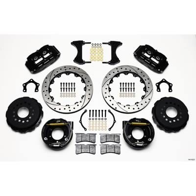 Wilwood Disc Brakes Wilwood Forged Narrow Superlite 4R Big Brake Rear Parking Brake Kits 140-9223 Autofit