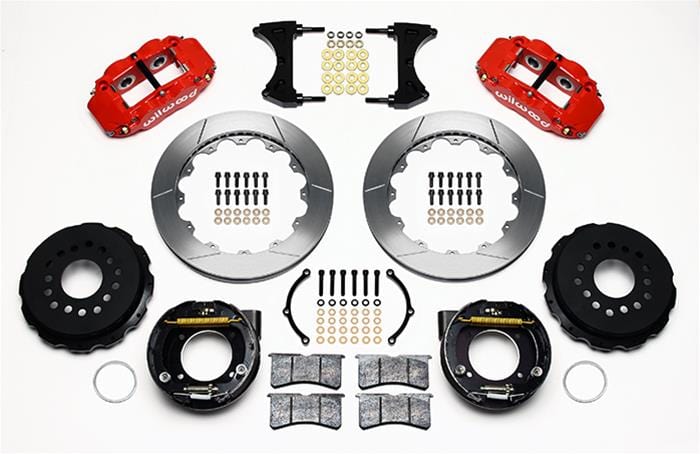 Wilwood Disc Brakes Wilwood Forged Narrow Superlite 4R Big Brake Rear Parking Brake Kits 140-9223-R Autofit