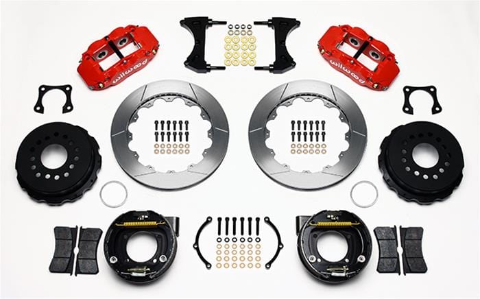 Wilwood Disc Brakes Wilwood Forged Narrow Superlite 4R Big Brake Rear Parking Brake Kits 140-9224-R Autofit