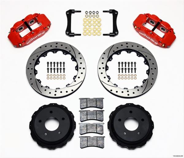 Wilwood Disc Brakes Wilwood Forged Narrow Superlite 4R Big Brake Rear Parking Brake Kits 140-9830-DR Autofit