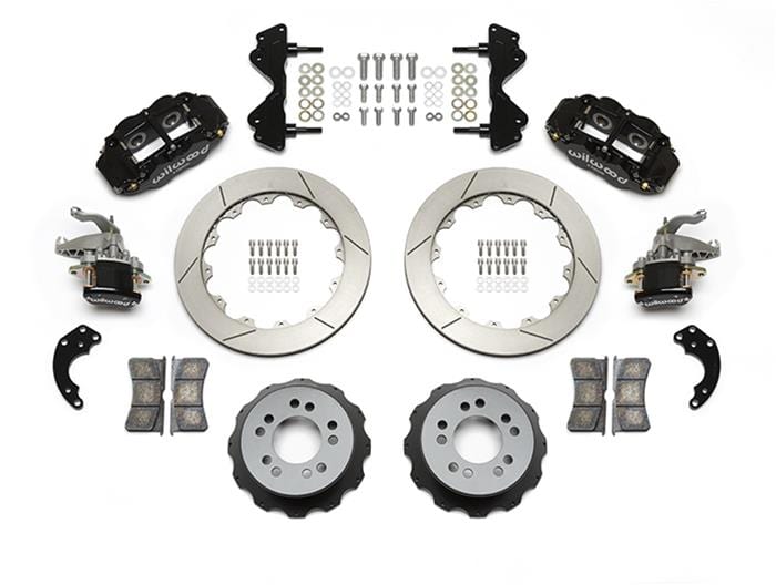 Wilwood Disc Brakes Wilwood Forged Narrow Superlite 4R-MC4 Big Brake Rear Parking Brake Kits 140-14262 Autofit