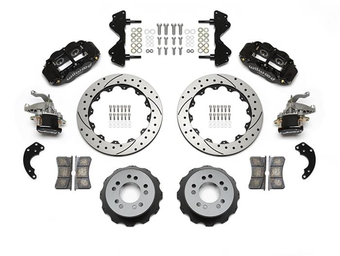 Wilwood Disc Brakes Wilwood Forged Narrow Superlite 4R-MC4 Big Brake Rear Parking Brake Kits 140-14262-D Autofit