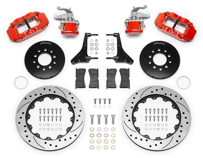 Wilwood Disc Brakes Wilwood Forged Narrow Superlite 4R-MC4 Big Brake Rear Parking Brake Kits 140-15348-DR Autofit