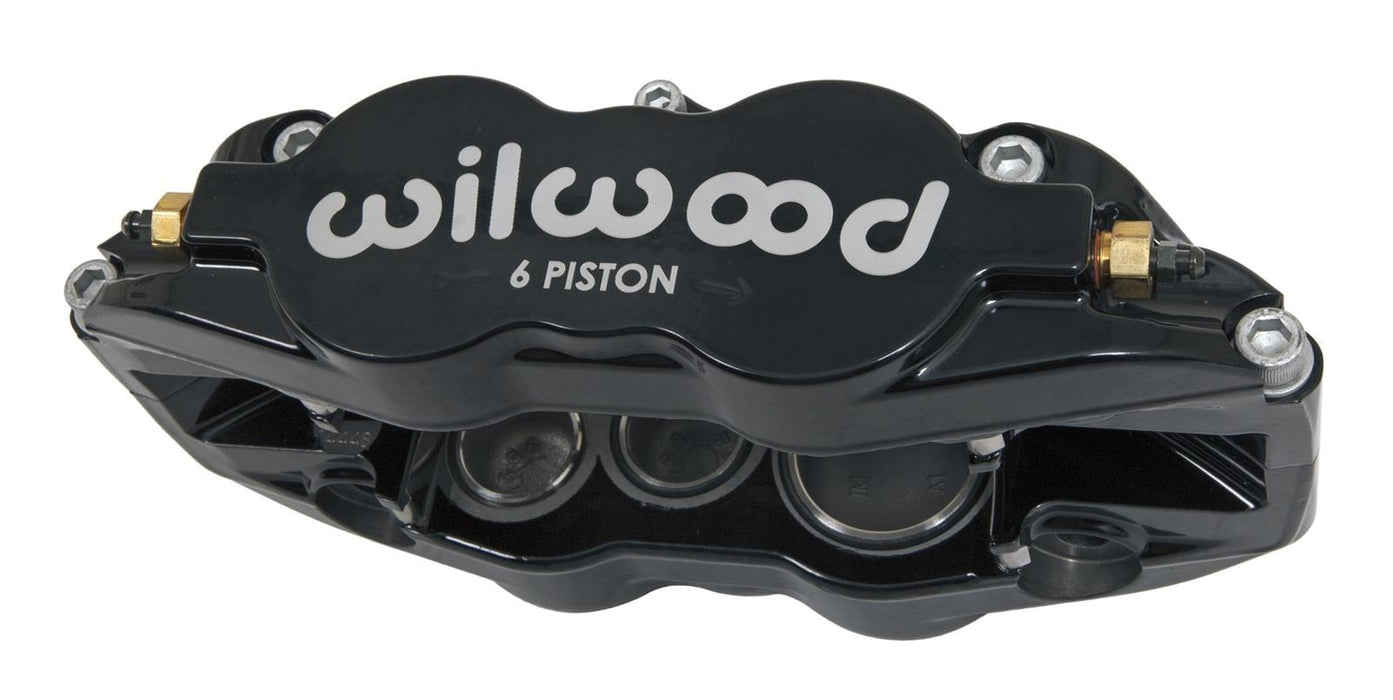 Wilwood Disc Brakes Wilwood Forged Narrow Superlite 6 Dust Seal Radial Mount Calipers 120-14436-BK Autofit