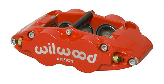Wilwood Disc Brakes Wilwood Forged Narrow Superlite 6 Dust Seal Radial Mount Calipers 120-14489-RD Autofit
