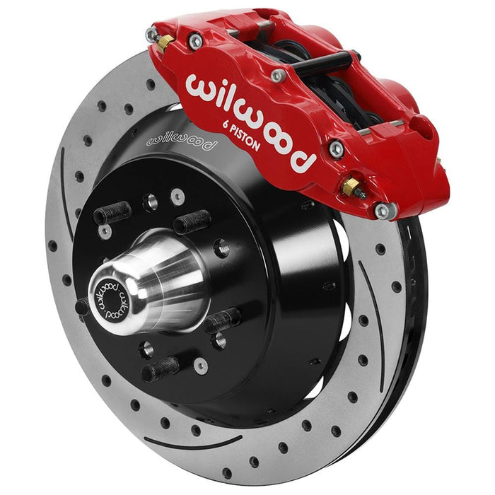 Wilwood Disc Brakes Wilwood Forged Narrow Superlite 6R Big Brake Front Brake Kits 140-10220-DR Autofit