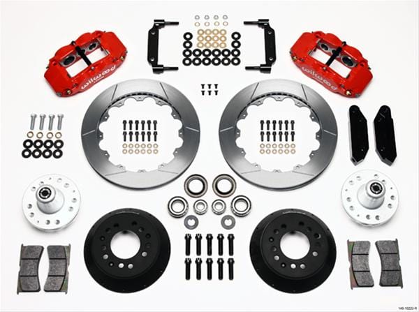 Wilwood Disc Brakes Wilwood Forged Narrow Superlite 6R Big Brake Front Brake Kits 140-10220-R Autofit