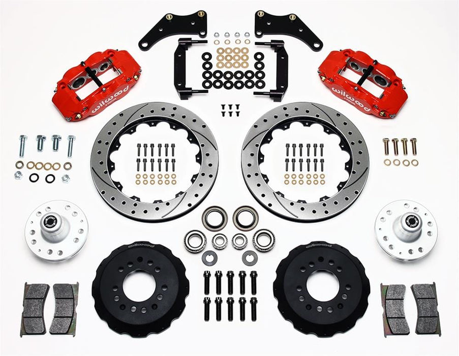 Wilwood Disc Brakes Wilwood Forged Narrow Superlite 6R Big Brake Front Brake Kits 140-10238-DR Autofit