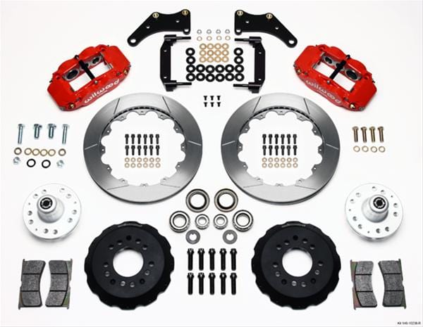 Wilwood Disc Brakes Wilwood Forged Narrow Superlite 6R Big Brake Front Brake Kits 140-10238-R Autofit
