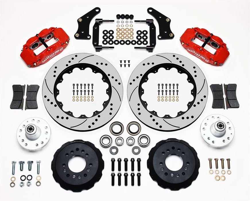 Wilwood Disc Brakes Wilwood Forged Narrow Superlite 6R Big Brake Front Brake Kits 140-10284-DR Autofit