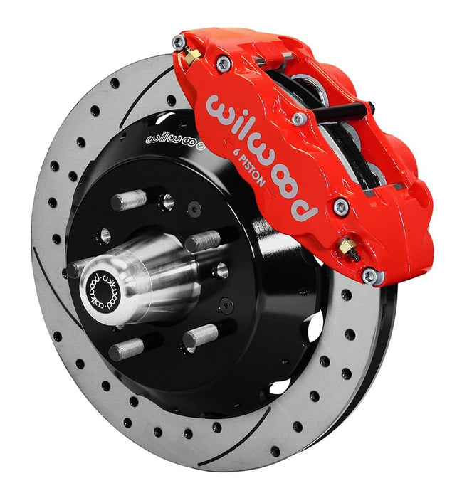 Wilwood Disc Brakes Wilwood Forged Narrow Superlite 6R Big Brake Front Brake Kits 140-10284-DR Autofit