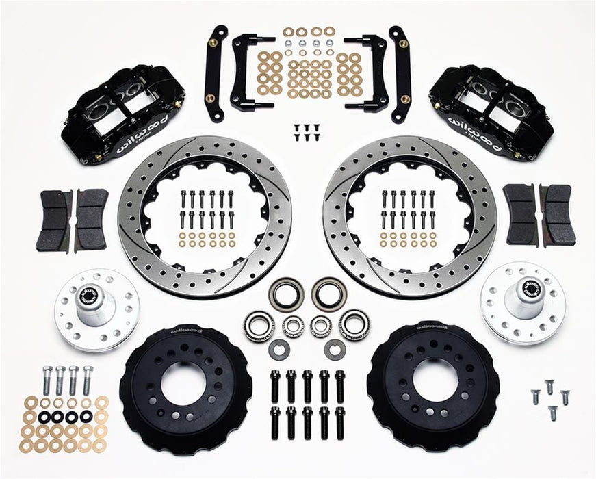 Wilwood Disc Brakes Wilwood Forged Narrow Superlite 6R Big Brake Front Brake Kits 140-10485-D Autofit