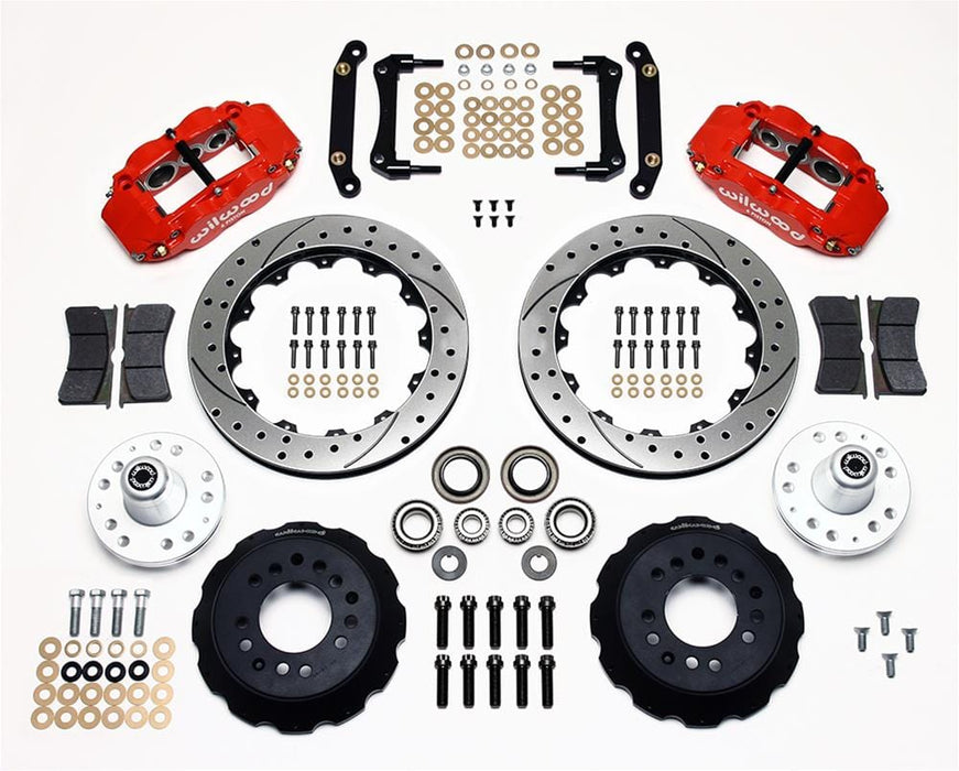 Wilwood Disc Brakes Wilwood Forged Narrow Superlite 6R Big Brake Front Brake Kits 140-10485-DR Autofit