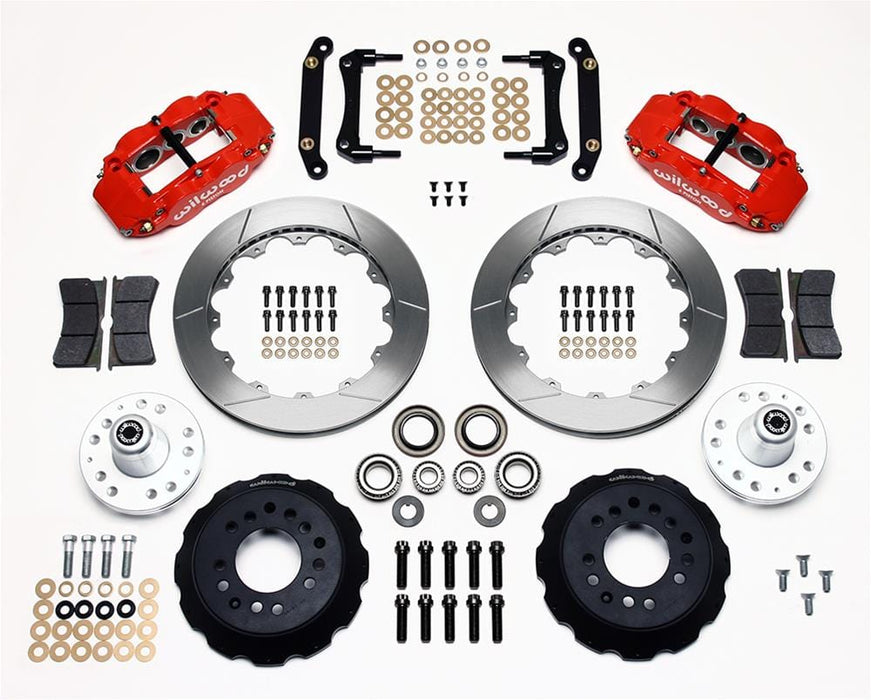 Wilwood Disc Brakes Wilwood Forged Narrow Superlite 6R Big Brake Front Brake Kits 140-10485-R Autofit