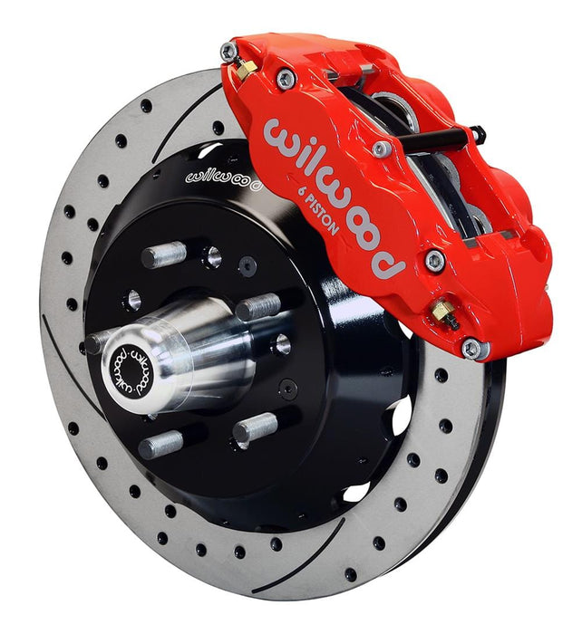 Wilwood Disc Brakes Wilwood Forged Narrow Superlite 6R Big Brake Front Brake Kits 140-10486-DR Autofit