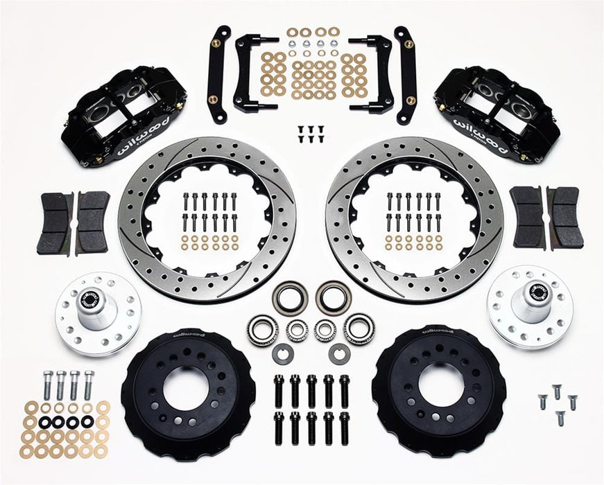 Wilwood Disc Brakes Wilwood Forged Narrow Superlite 6R Big Brake Front Brake Kits 140-10492-D Autofit