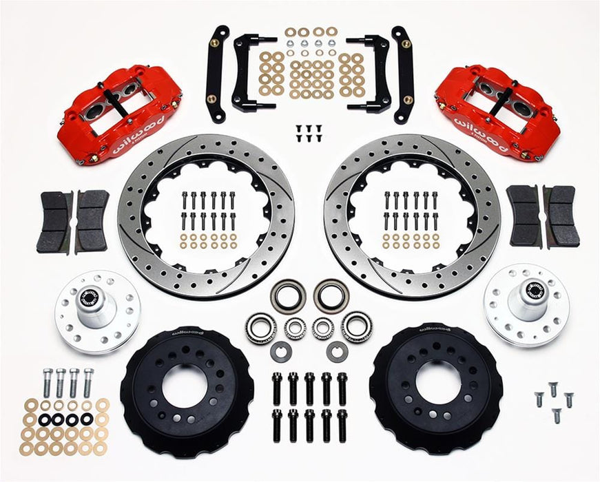 Wilwood Disc Brakes Wilwood Forged Narrow Superlite 6R Big Brake Front Brake Kits 140-10492-DR Autofit