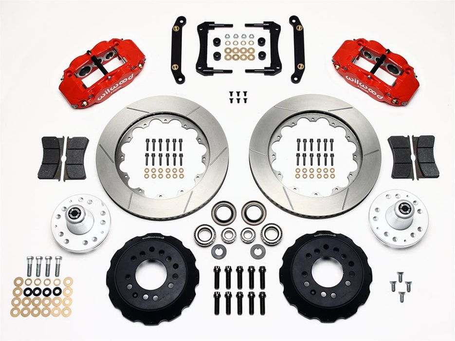 Wilwood Disc Brakes Wilwood Forged Narrow Superlite 6R Big Brake Front Brake Kits 140-10493-R Autofit