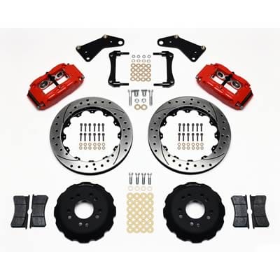 Wilwood Disc Brakes Wilwood Forged Narrow Superlite 6R Big Brake Front Brake Kits 140-10616-DR Autofit