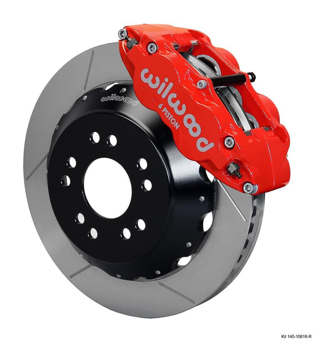 Wilwood Disc Brakes Wilwood Forged Narrow Superlite 6R Big Brake Front Brake Kits 140-10616-R Autofit