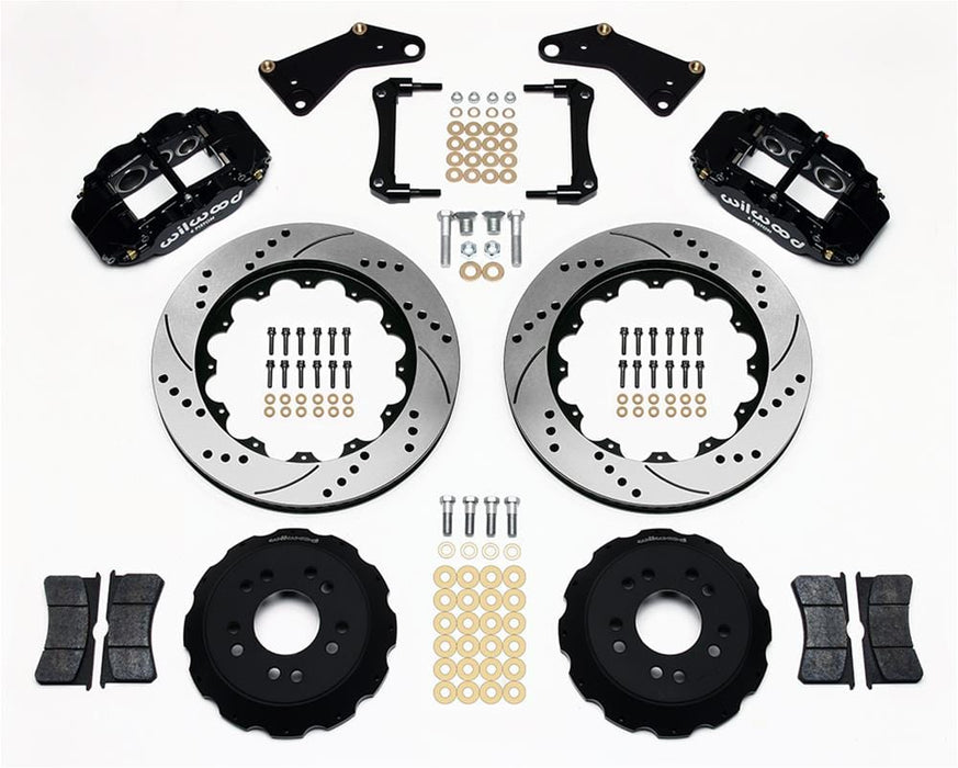 Wilwood Disc Brakes Wilwood Forged Narrow Superlite 6R Big Brake Front Brake Kits 140-10617-D Autofit