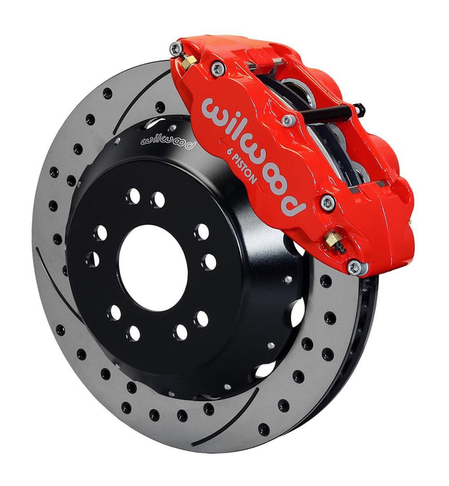 Wilwood Disc Brakes Wilwood Forged Narrow Superlite 6R Big Brake Front Brake Kits 140-10617-DR Autofit
