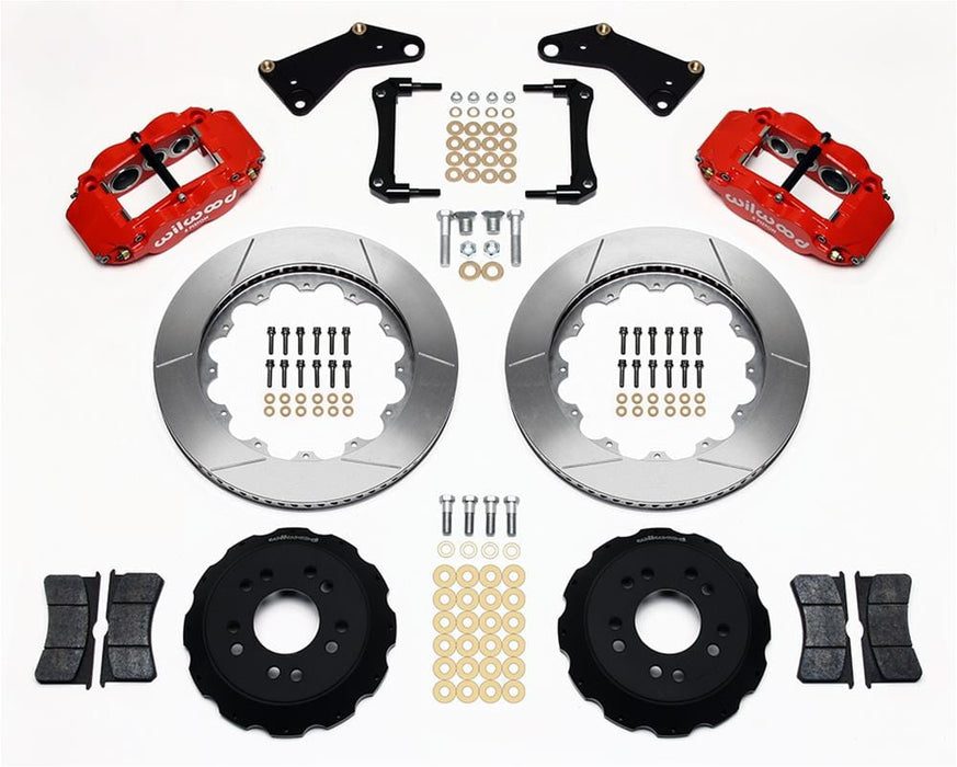 Wilwood Disc Brakes Wilwood Forged Narrow Superlite 6R Big Brake Front Brake Kits 140-10617-R Autofit