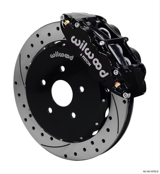 Wilwood Disc Brakes Wilwood Forged Narrow Superlite 6R Big Brake Front Brake Kits 140-10752-D Autofit