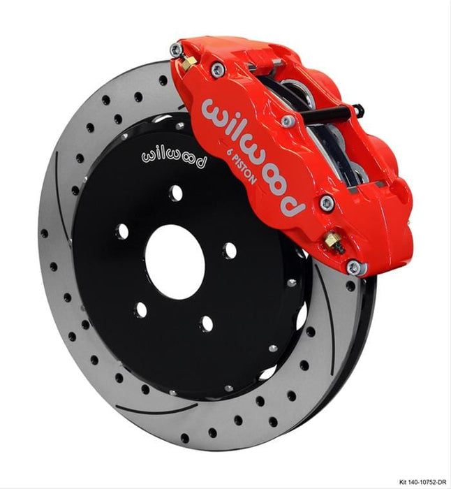 Wilwood Disc Brakes Wilwood Forged Narrow Superlite 6R Big Brake Front Brake Kits 140-10752-DR Autofit