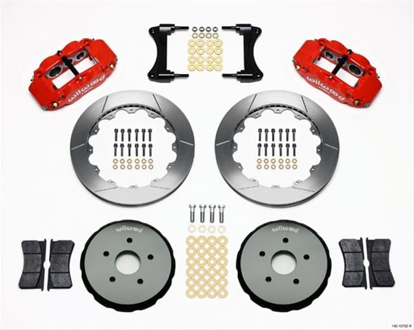 Wilwood Disc Brakes Wilwood Forged Narrow Superlite 6R Big Brake Front Brake Kits 140-10752-R Autofit