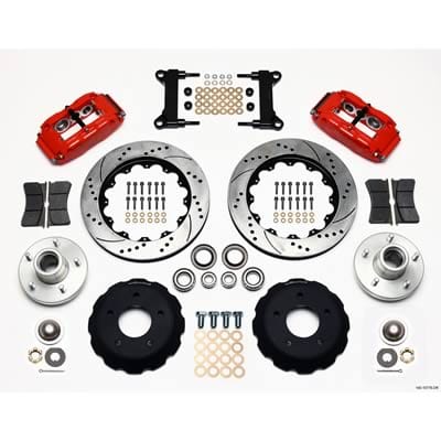 Wilwood Disc Brakes Wilwood Forged Narrow Superlite 6R Big Brake Front Brake Kits 140-10776-DR Autofit