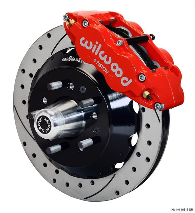 Wilwood Disc Brakes Wilwood Forged Narrow Superlite 6R Big Brake Front Brake Kits 140-10815-DR Autofit