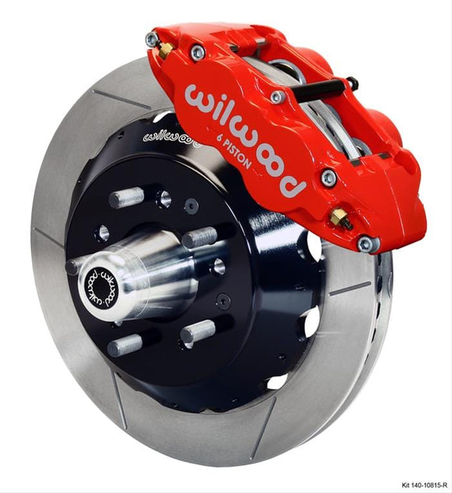 Wilwood Disc Brakes Wilwood Forged Narrow Superlite 6R Big Brake Front Brake Kits 140-10815-R Autofit