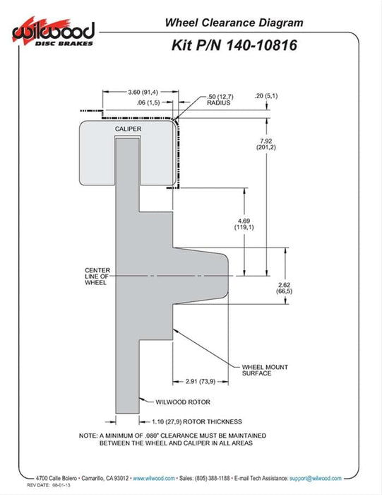Wilwood Disc Brakes Wilwood Forged Narrow Superlite 6R Big Brake Front Brake Kits 140-10816-D Autofit