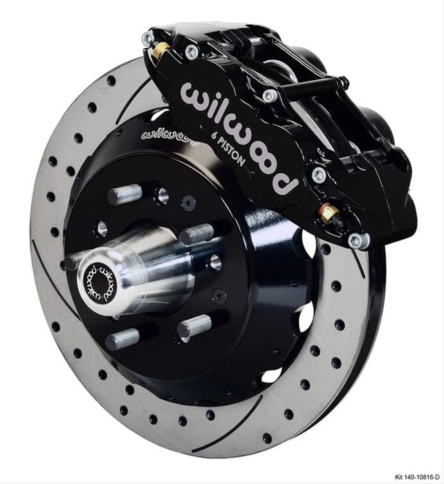 Wilwood Disc Brakes Wilwood Forged Narrow Superlite 6R Big Brake Front Brake Kits 140-10816-D Autofit