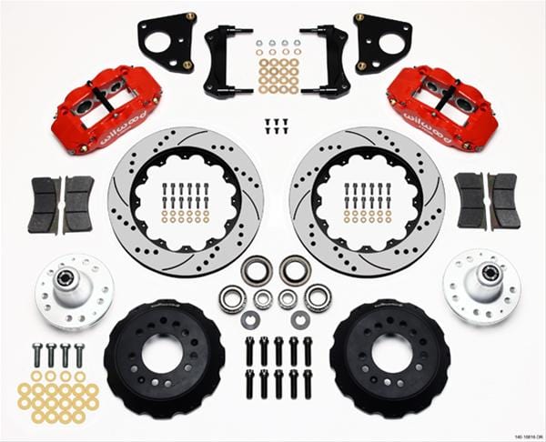 Wilwood Disc Brakes Wilwood Forged Narrow Superlite 6R Big Brake Front Brake Kits 140-10816-DR Autofit