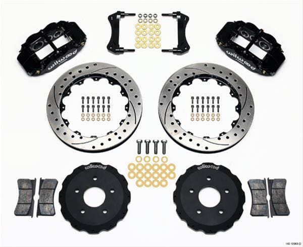 Wilwood Disc Brakes Wilwood Forged Narrow Superlite 6R Big Brake Front Brake Kits 140-10968-D Autofit