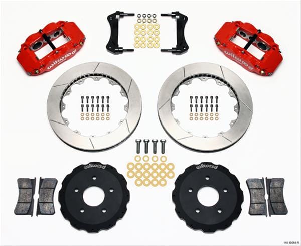 Wilwood Disc Brakes Wilwood Forged Narrow Superlite 6R Big Brake Front Brake Kits 140-10968-R Autofit