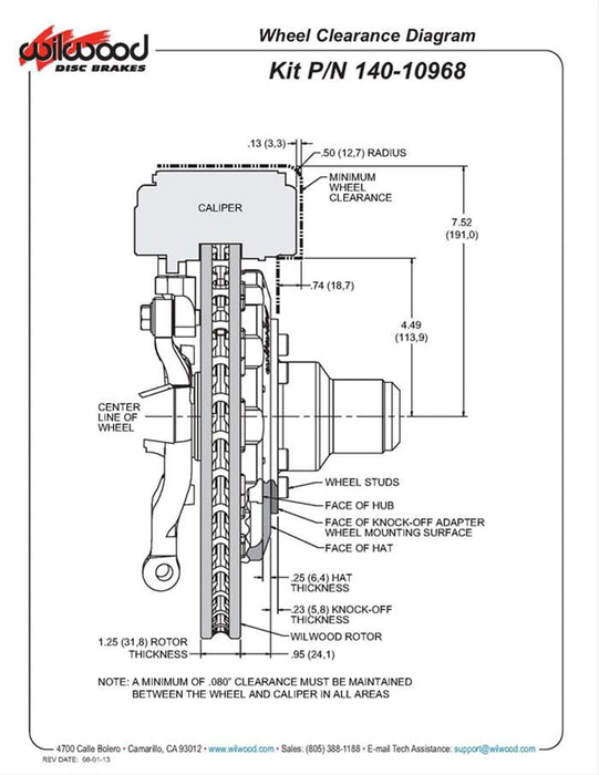 Wilwood Disc Brakes Wilwood Forged Narrow Superlite 6R Big Brake Front Brake Kits 140-10968-R Autofit
